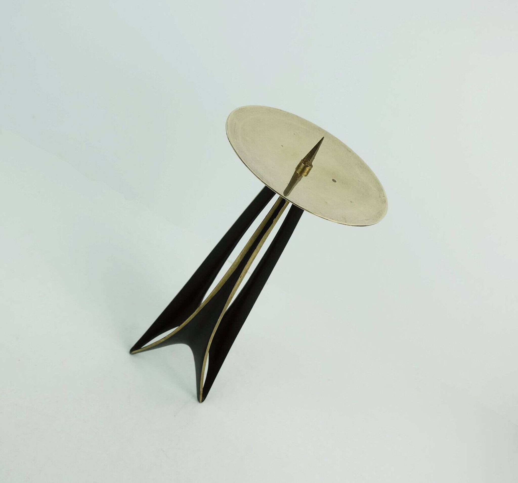 1950s mid century candle holder klaus ullrich faber & schumacher