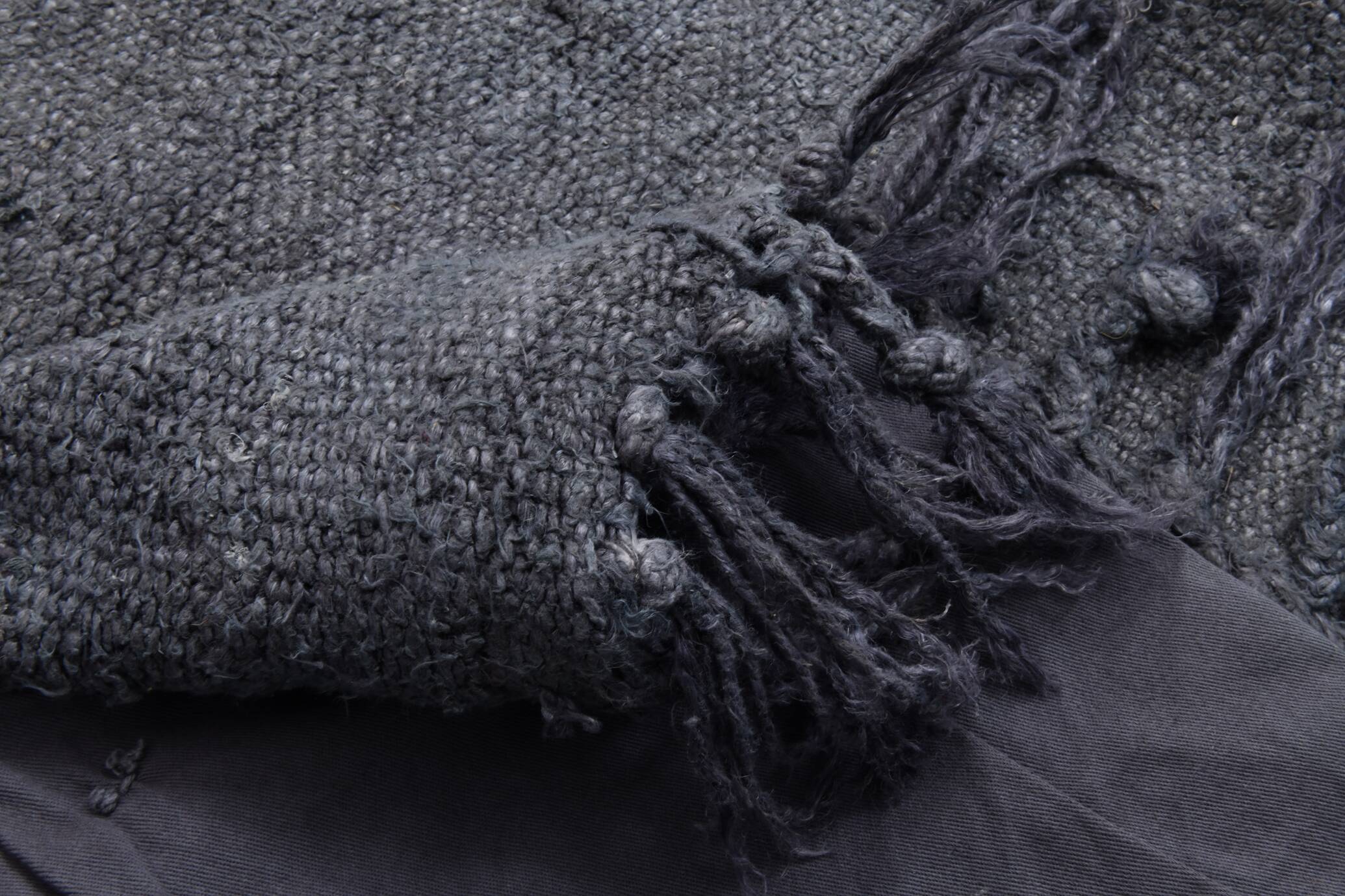 Gray Vintage Kilim Rugs For Living Room, 167x237Cm