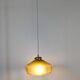 Vintage Art Deco Pendant Light – Molded Frosted Glass – 21 cm