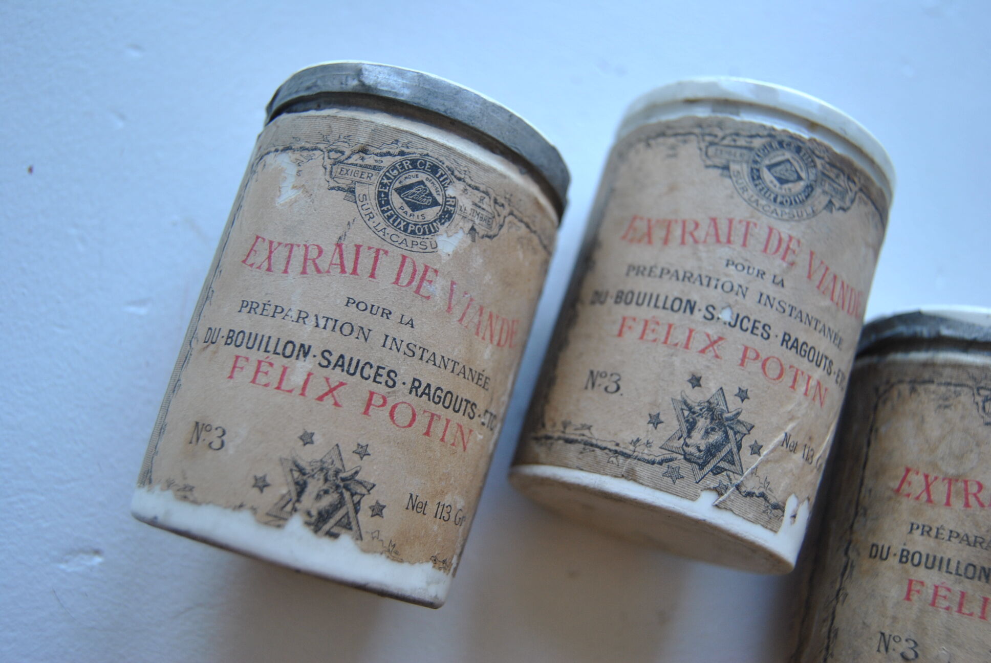 Lot of ceramic pots Felix Potin