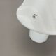 Original glass mushroom zebrano desk light by peill & putzler germany  1970s