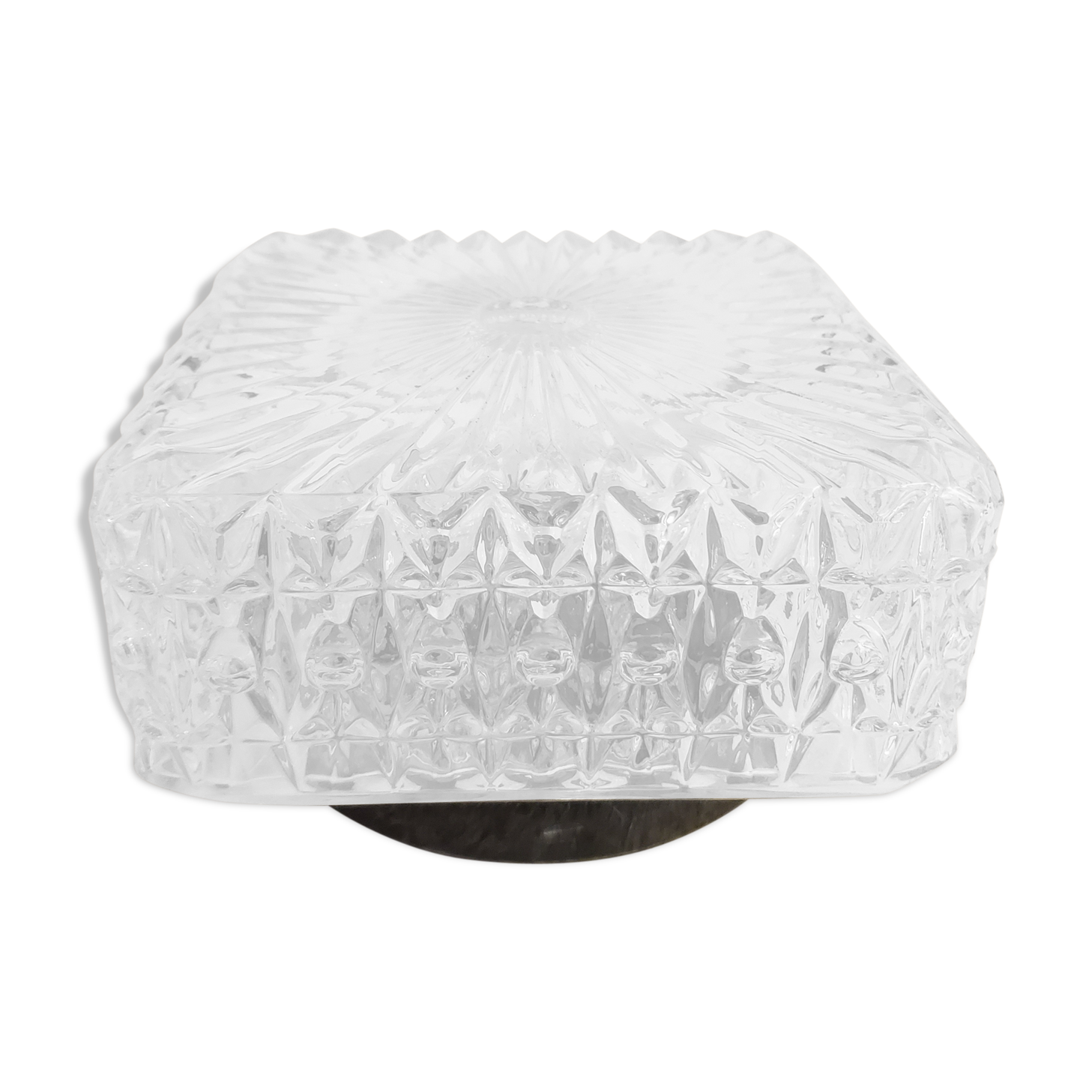Chiseled glass ceiling light