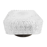 Chiseled glass ceiling light