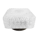 Chiseled glass ceiling light