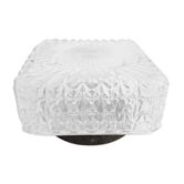 Chiseled glass ceiling light