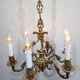 6-light bronze chandelier