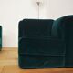 Fauteuils en Chenille de Seven Salotti, 1970s, Set de 5