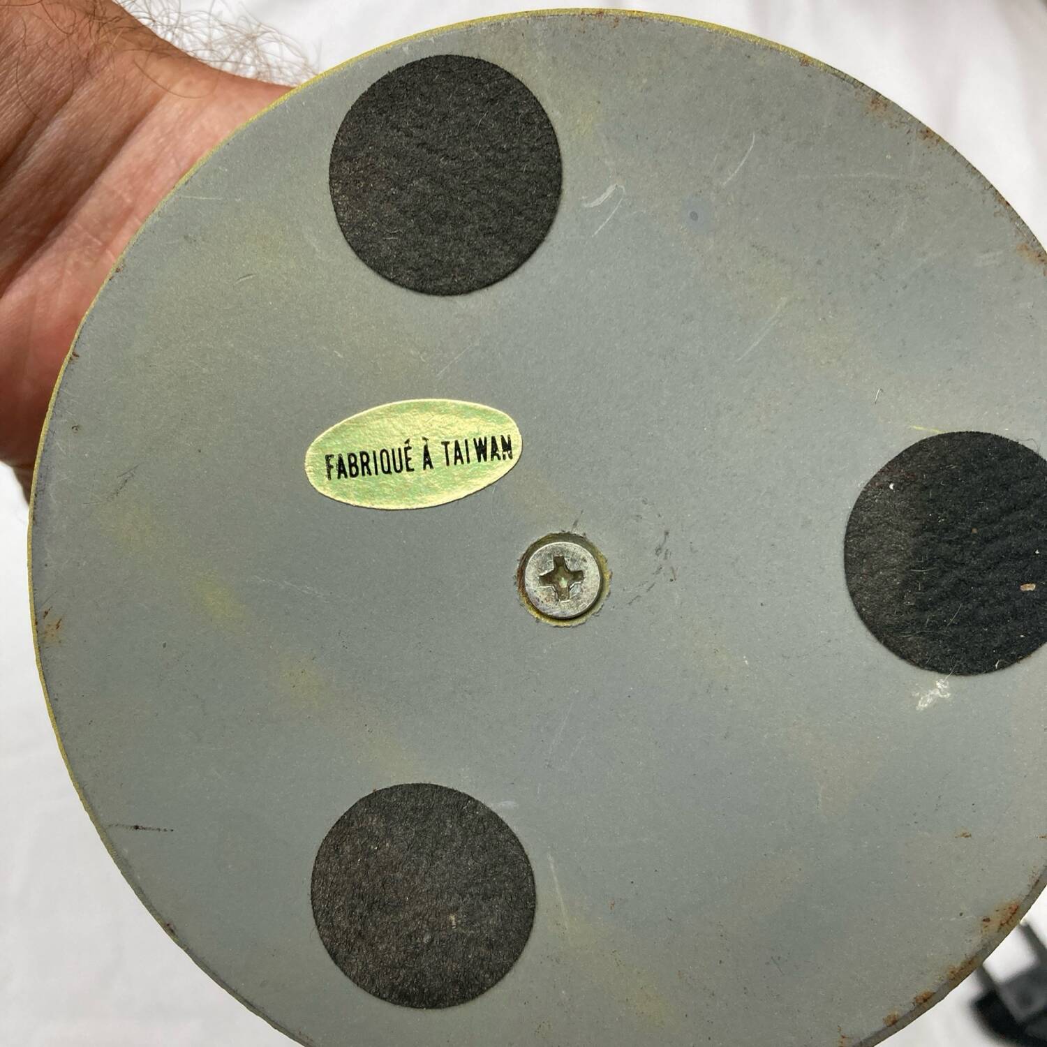 Lampe à poser année 80 métal et plastique