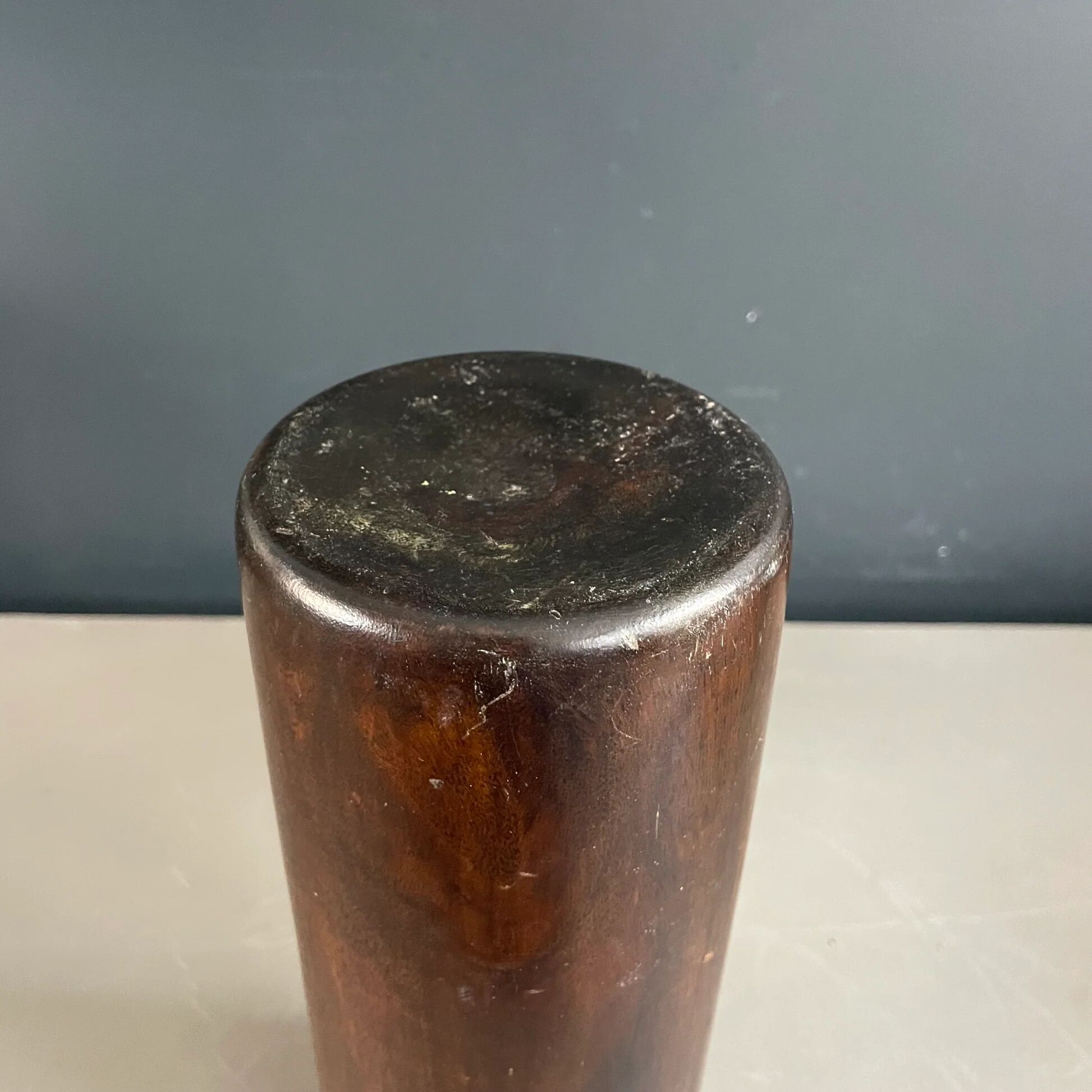 Vintage wooden plant pot