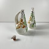 Oil, vinegar, salt & pepper set – Italy, 1950s, MCM