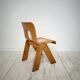 Italian mid-century ash & cane dining chair by Gigi Sabadin for Stilwood, 1972