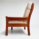 Set of men's and women's armchairs by Dyrlund (2 chairs), 1960s