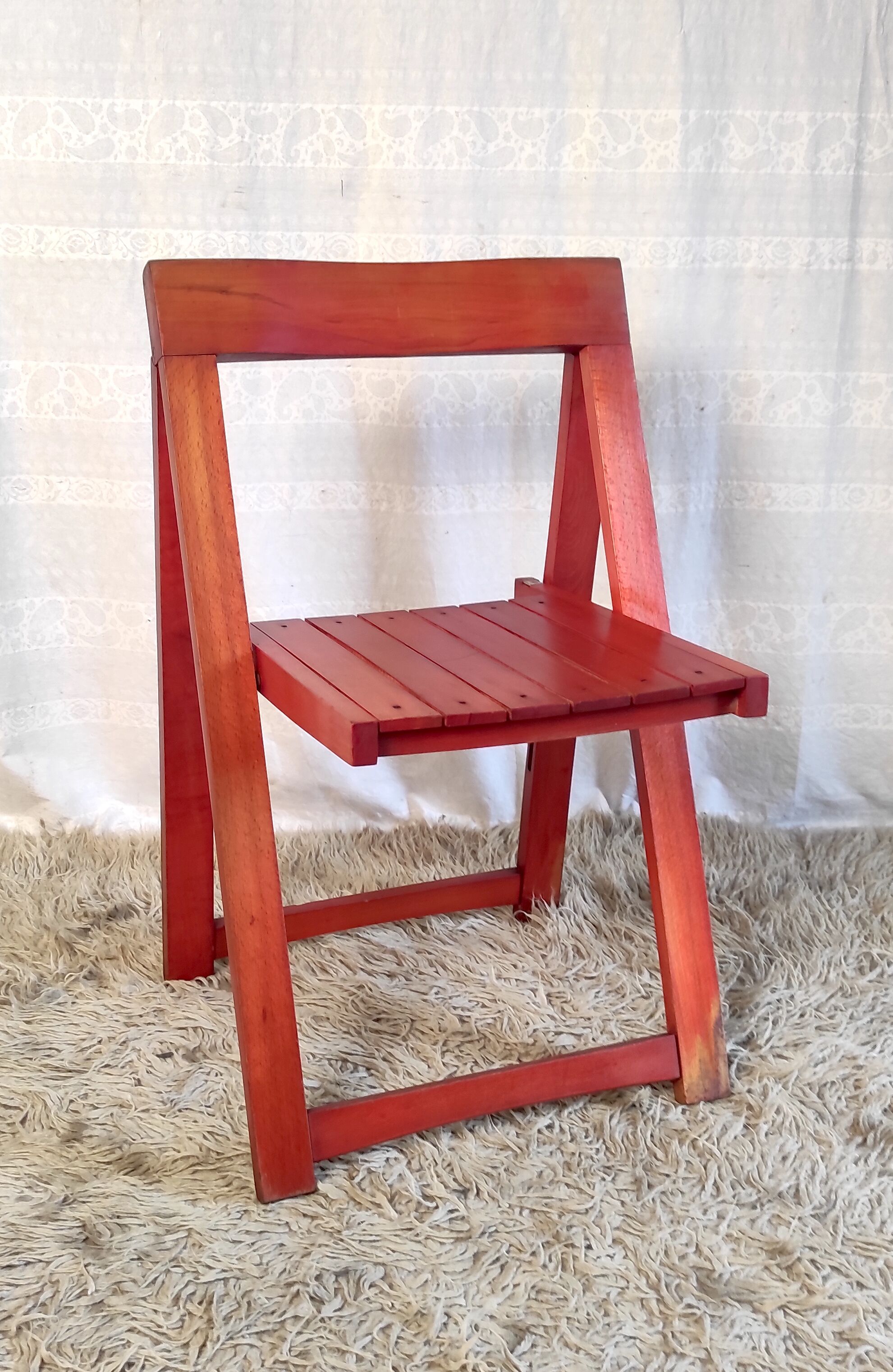Chaise pliante design – années 70