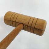 Vintage croquet game with trolley