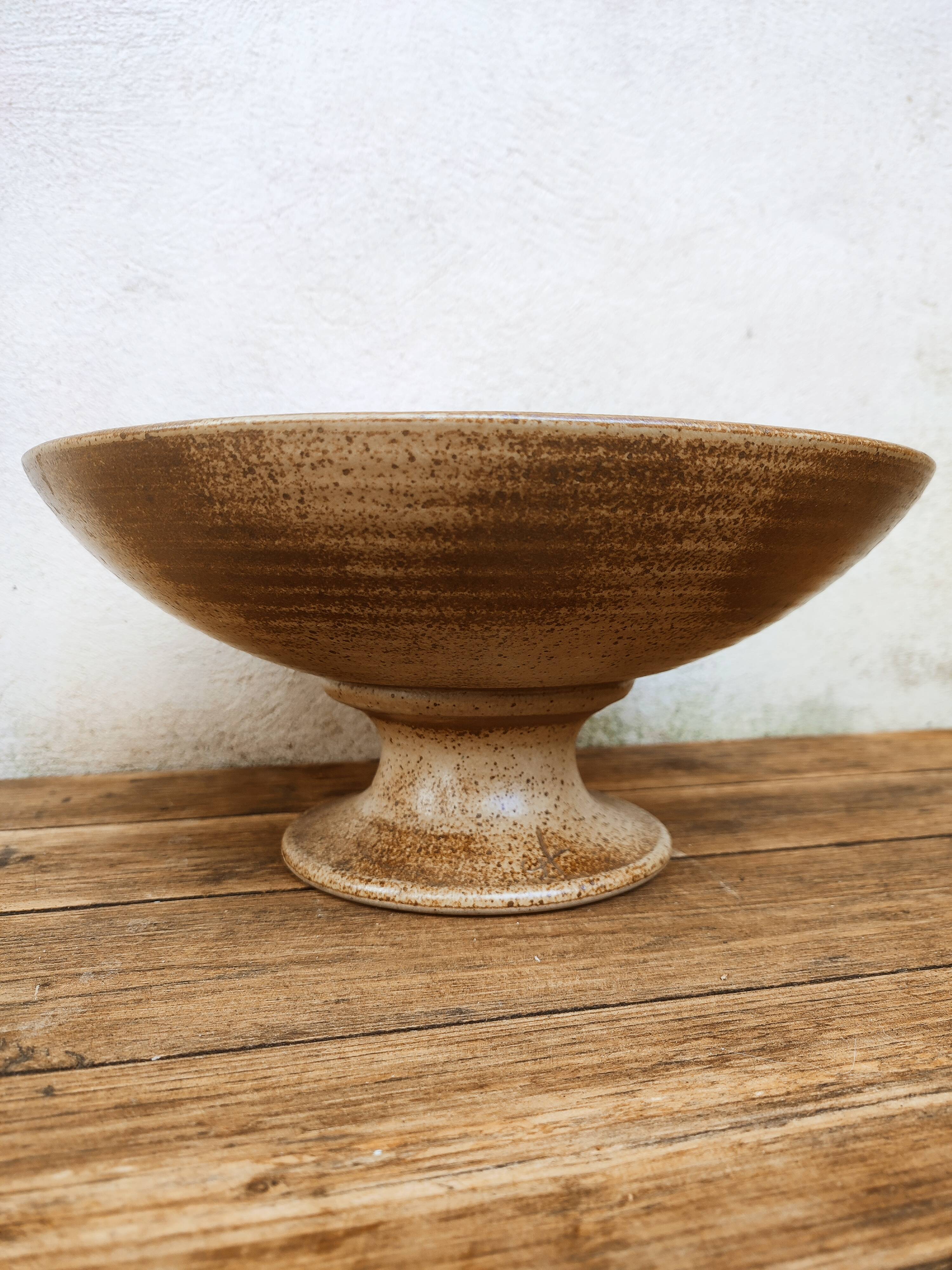 Sandstone cup by Puisaye Nathalie and Christophe Hurtault