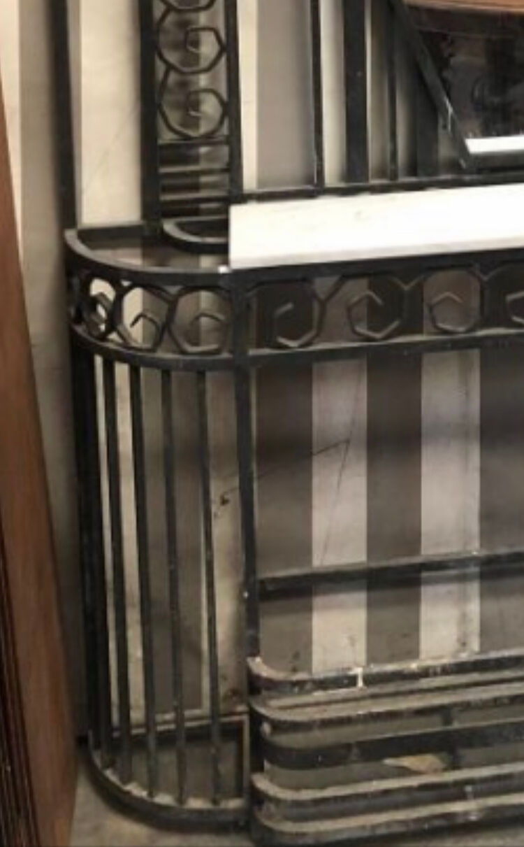 Art Deco wrought iron vestiary