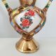 Vintage harlequin vase 1960