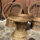 Wicker garden furniture