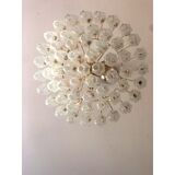 Italian chandelier poliedro murano glass