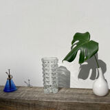 Classic transparent glass vase