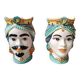 Test of Sicilian Moor in ceramics
