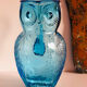 Pitcher vintage blue owl