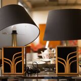 Pair of table lamps in the style of Vivai del Sud.