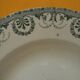 Set of 6 deep earthenware plates from CHOISY LE ROI Boulenger. IENA model.