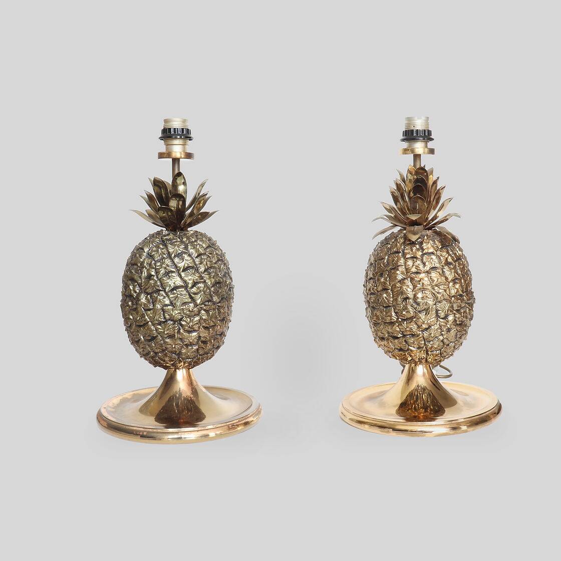 Hans turnwald for freddotherm pineapple table lamps