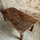 Table basse en châtaignier, France début du XIXe siècle