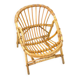 Child's rattan armchair