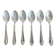 Small silver-plated metal spoons