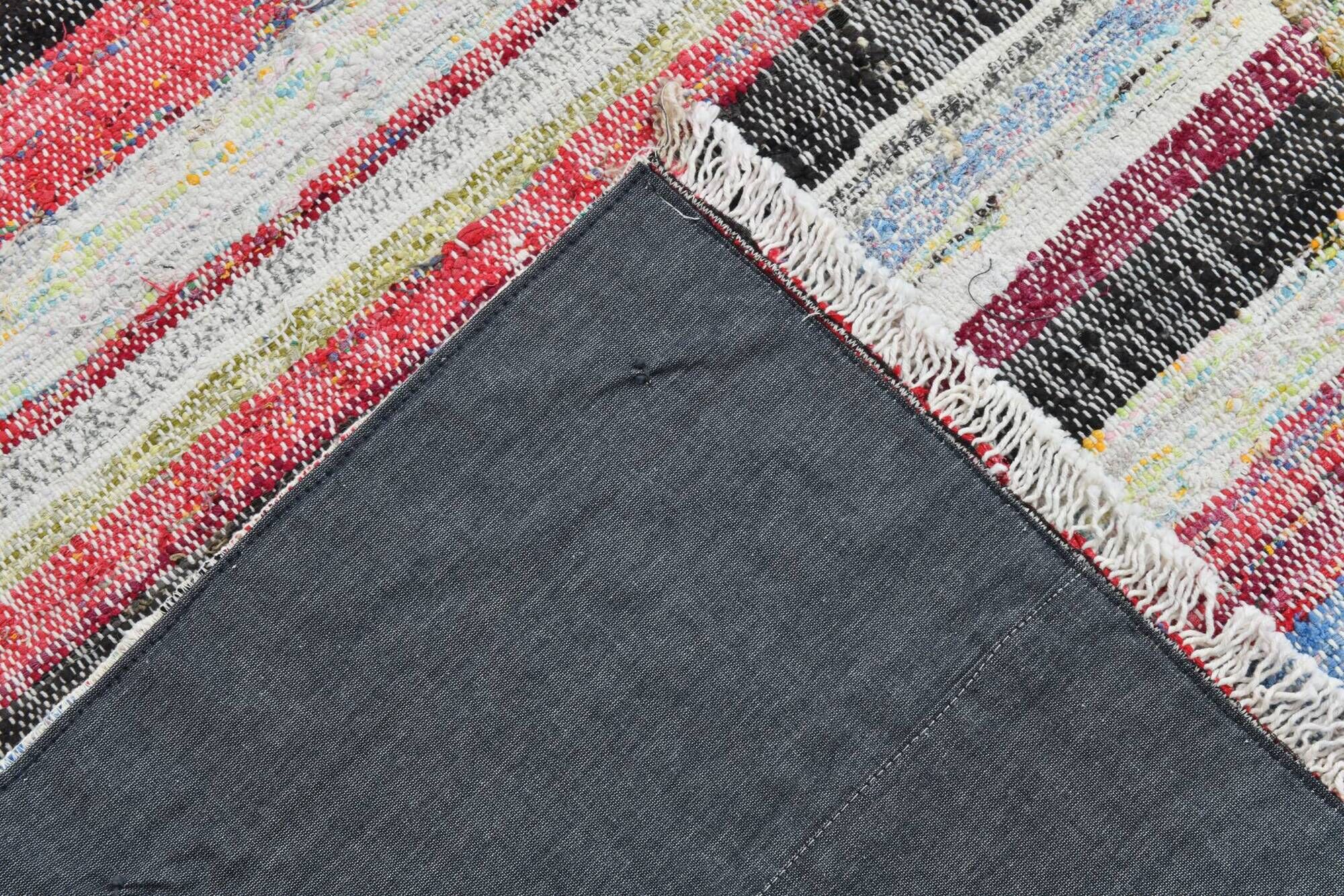 5x8 Shades Of Multicolor Handmade Vintage Kilim Rug, 167x251Cm