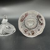 Hofbauer Crystal Candy Box - "Ruby Birds" Model
