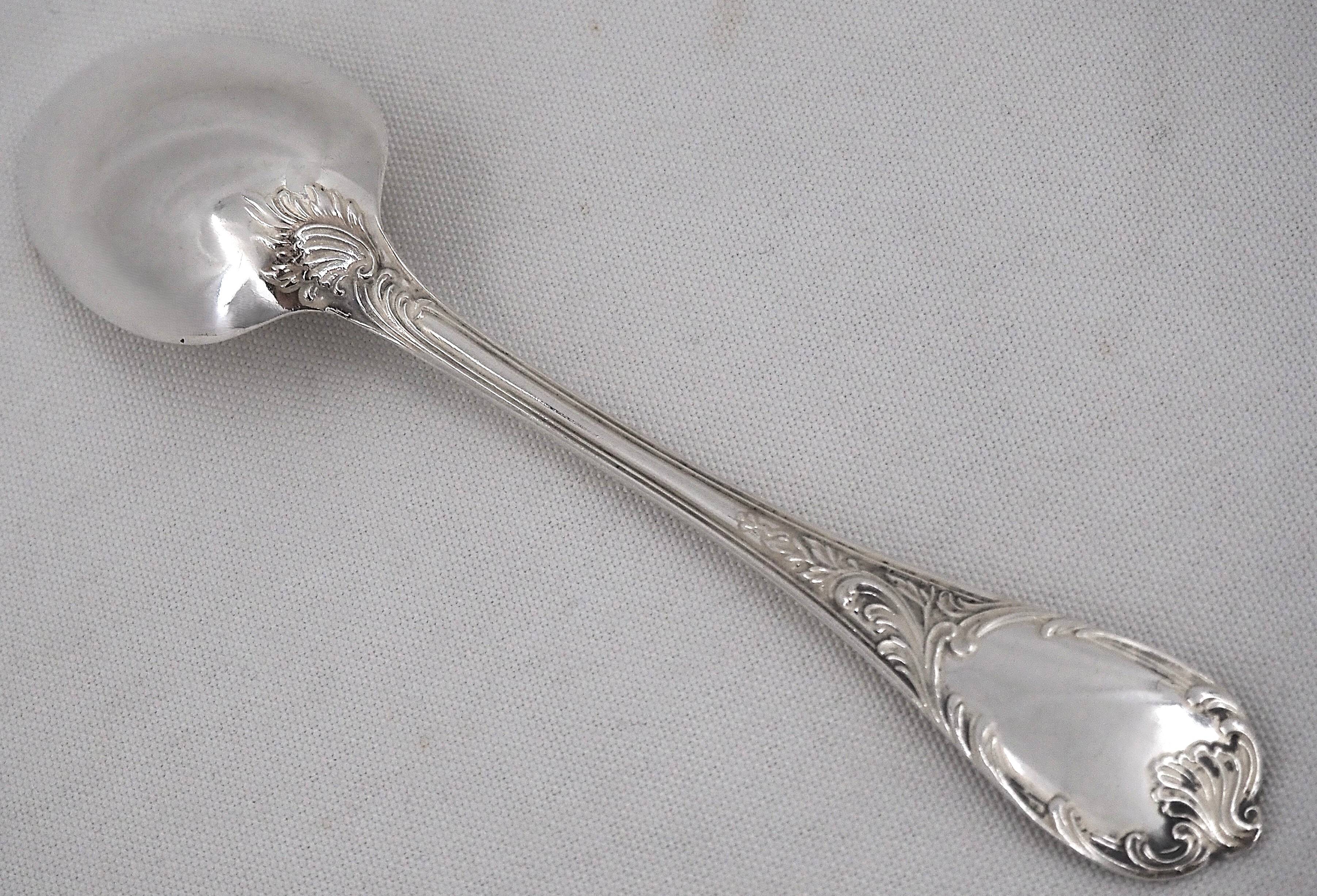 Christofle Marly, 10 silver-plated table spoons, 21 cm.