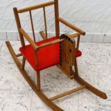 Cheval à bascule années 80