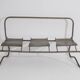 Sculptural metal bench / Artist's work signed Circa 2000