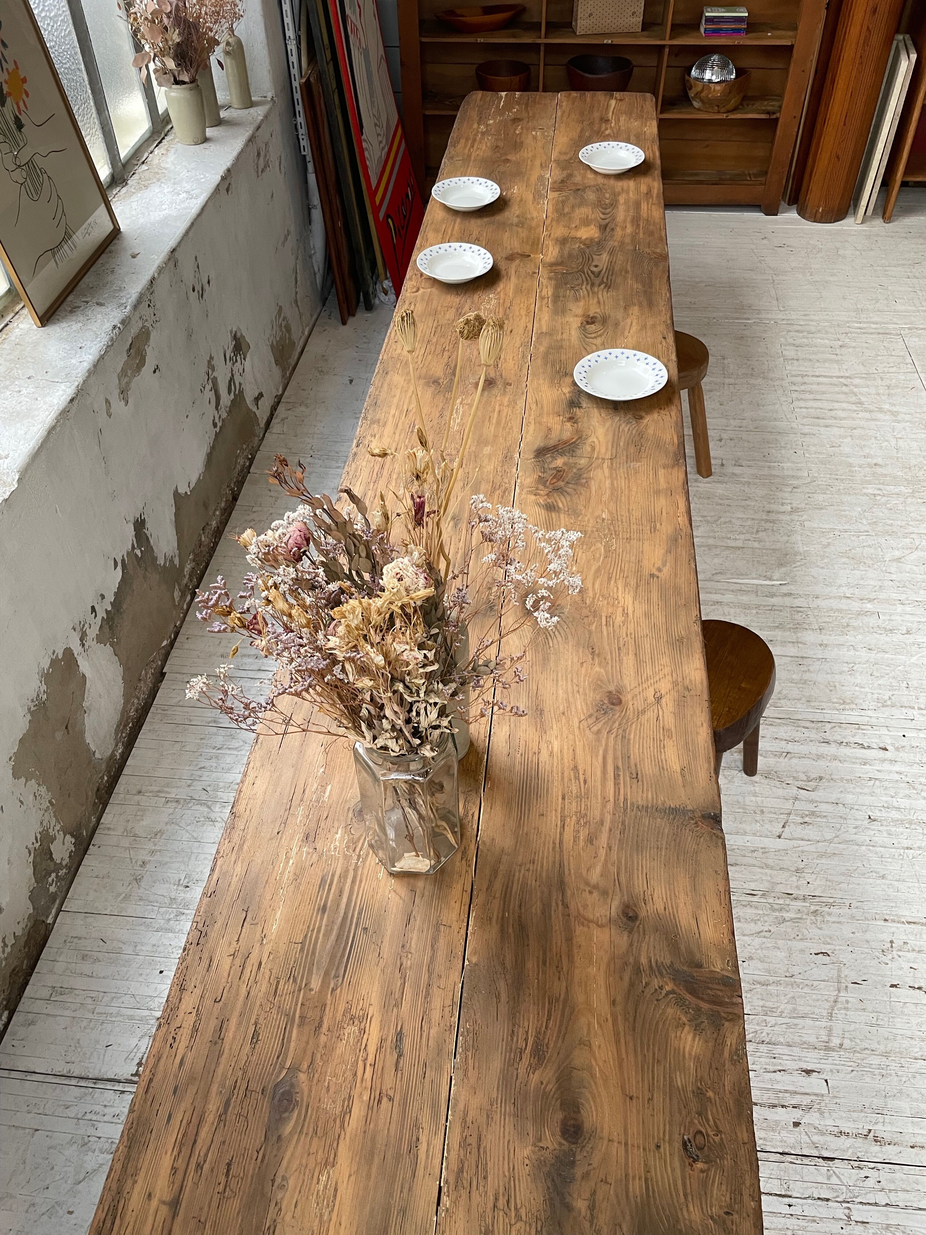 Guinguette table XXL 4m trestles