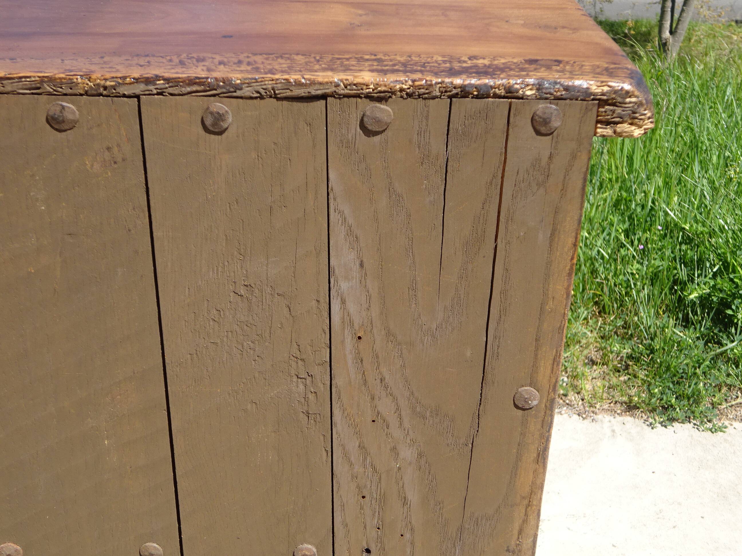 Old Tuscan sideboard, shallow depth