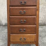 Chest of drawers, solid wood, vintage, 60s