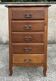 Chest of drawers, solid wood, vintage, 60s