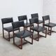 Ensemble de 6 chaises 'A3' par Alfred Hendrickx pour Belform, années 1960.
