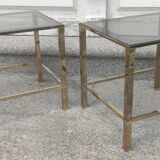 Pair side tables design sofa ends