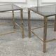 Pair side tables design sofa ends