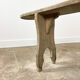 Antique elm wooden bench