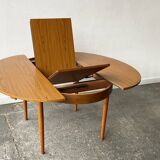 1960s Mid-Century modern dining set by Schreiber Furniture and AB tubular Products