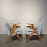 Pair of armchairs "Bunny" Proj. Józef Chierowski "Bunny" 1960'