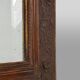 Louis Philippe mirror in plaster and wood with handcrafted decorations, France ca. 1900