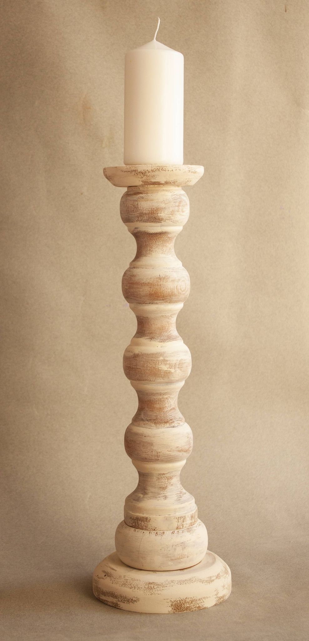 Stripped wooden chandeliers. Wooden candle holder. Candlesticks.