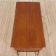 Danish mid century teak desk on sculptural base, 1960s.